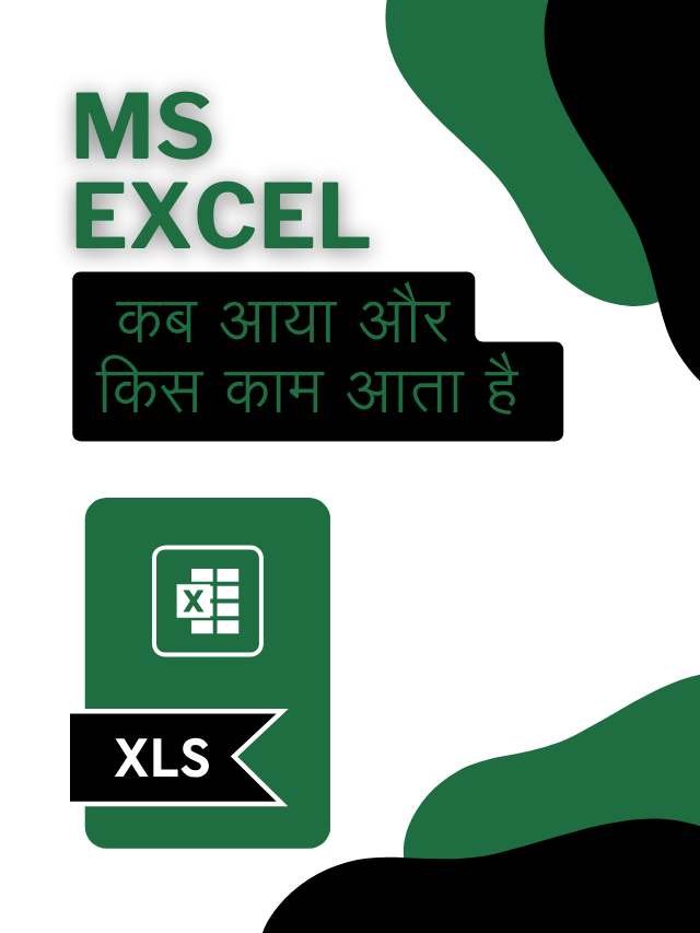 MS Excel – एम एस एक्सेल कब आया और किस काम आता है